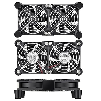 Cloud9さま専用 Amazon.co.jp: GDSTIME 2連ファン 2* 80mm x 25mm小型 換気扇